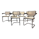 Set de 6 chaises Cesca B64 par Marcel Breuer