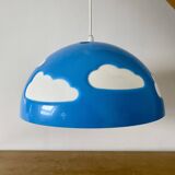 Vintage ikea Skojig blue pendant light