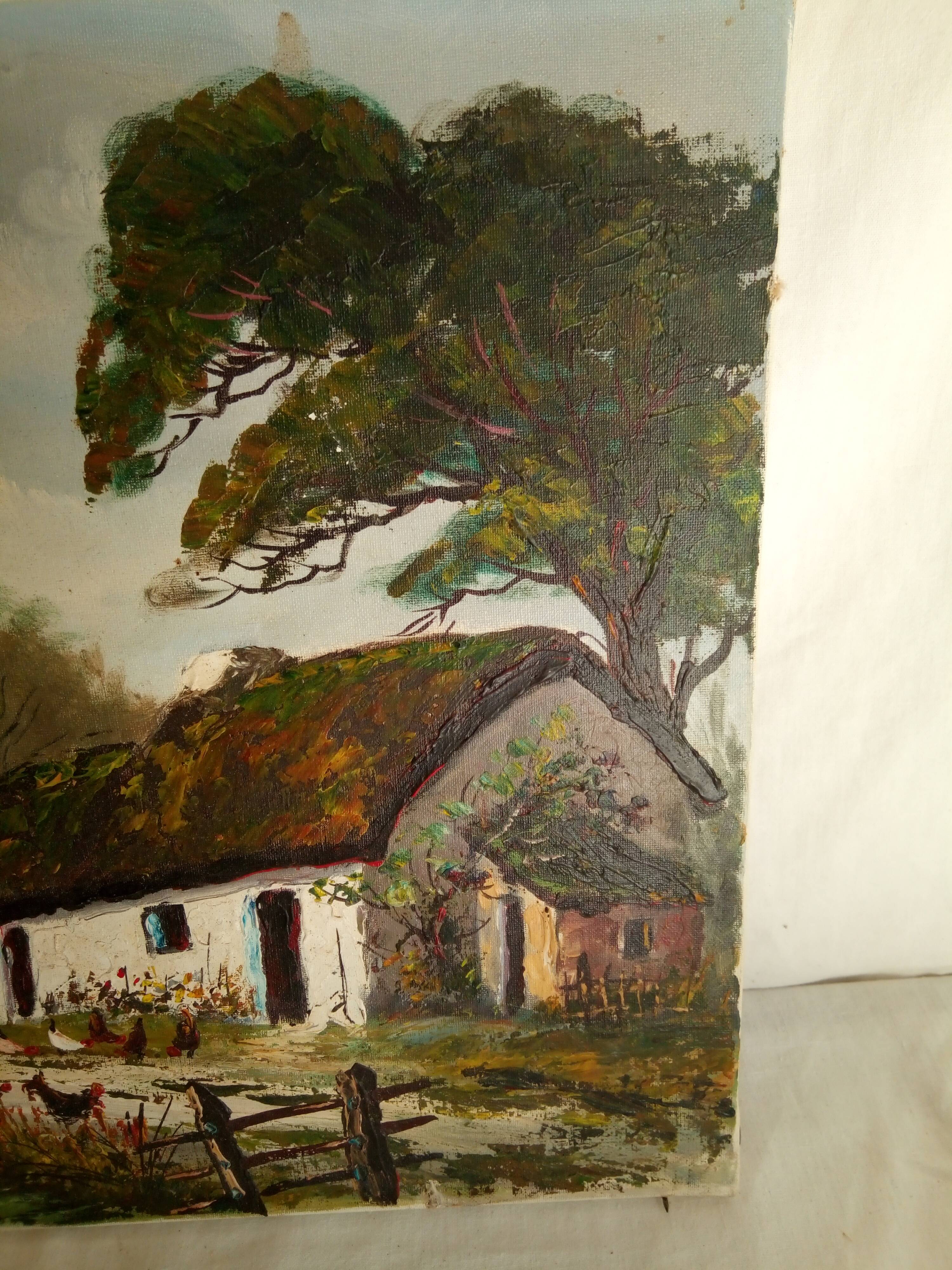 Oil on canvas, landscape