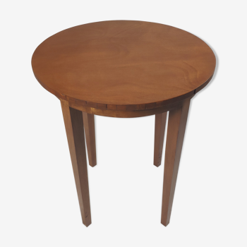 Table d'appoint ronde en bois