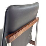 6 vintage rosewood dining chairs by C. Denekamp for Thereca
