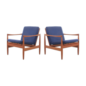 paire de fauteuils scandinave - teck