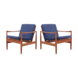 Paire de fauteuils scandinave en teck