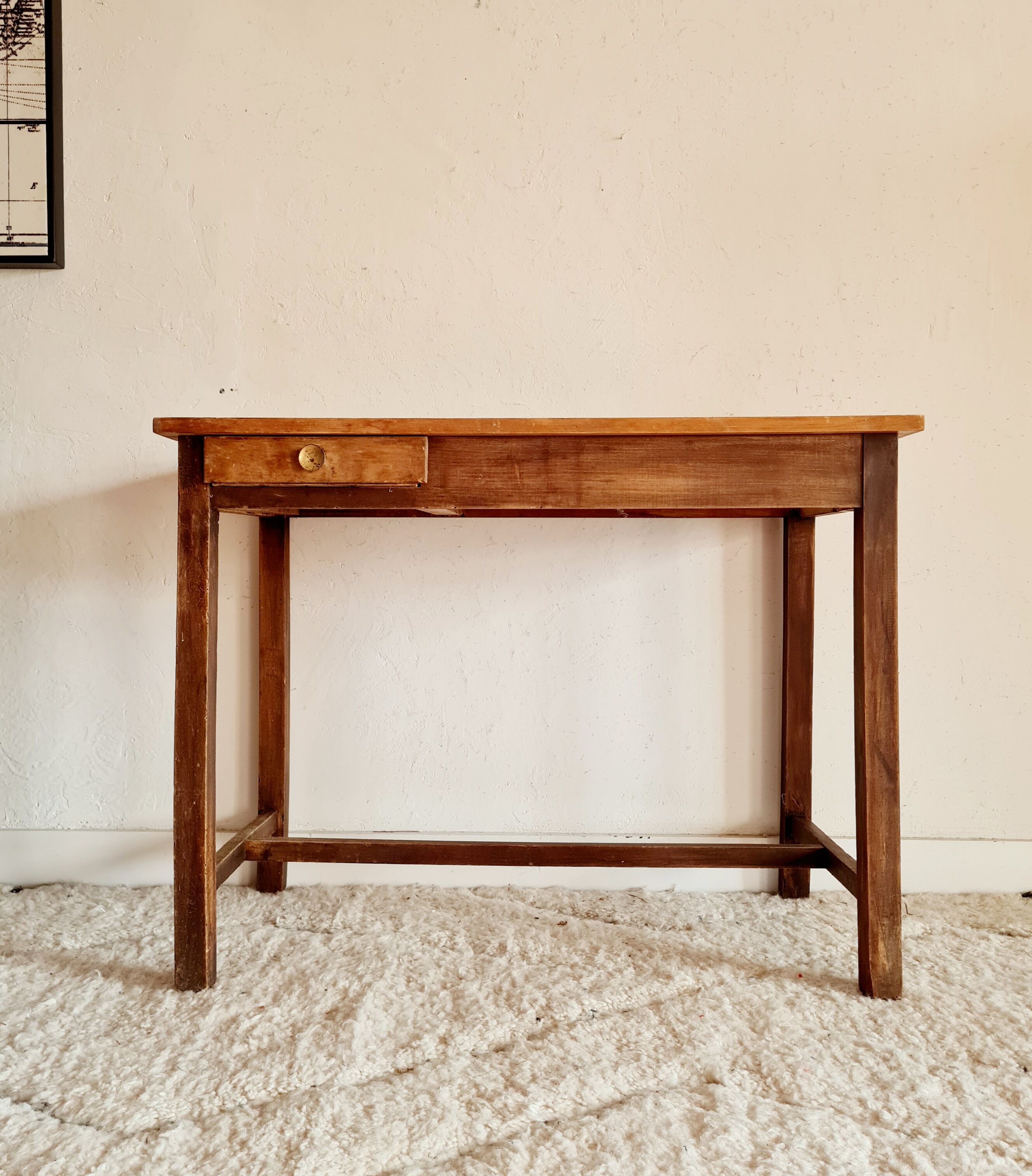 Trade table or antique workshop workbench