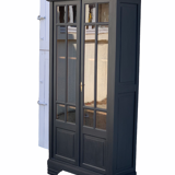 Glass-glazed Parisian wardrobe 1930