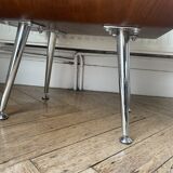Table basse - d'appoint bois courbé  chrome