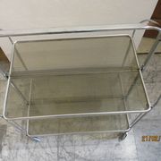 Folding dessert trolley on wheels, 1970s