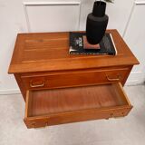 Vintage chest of drawers with compass feet