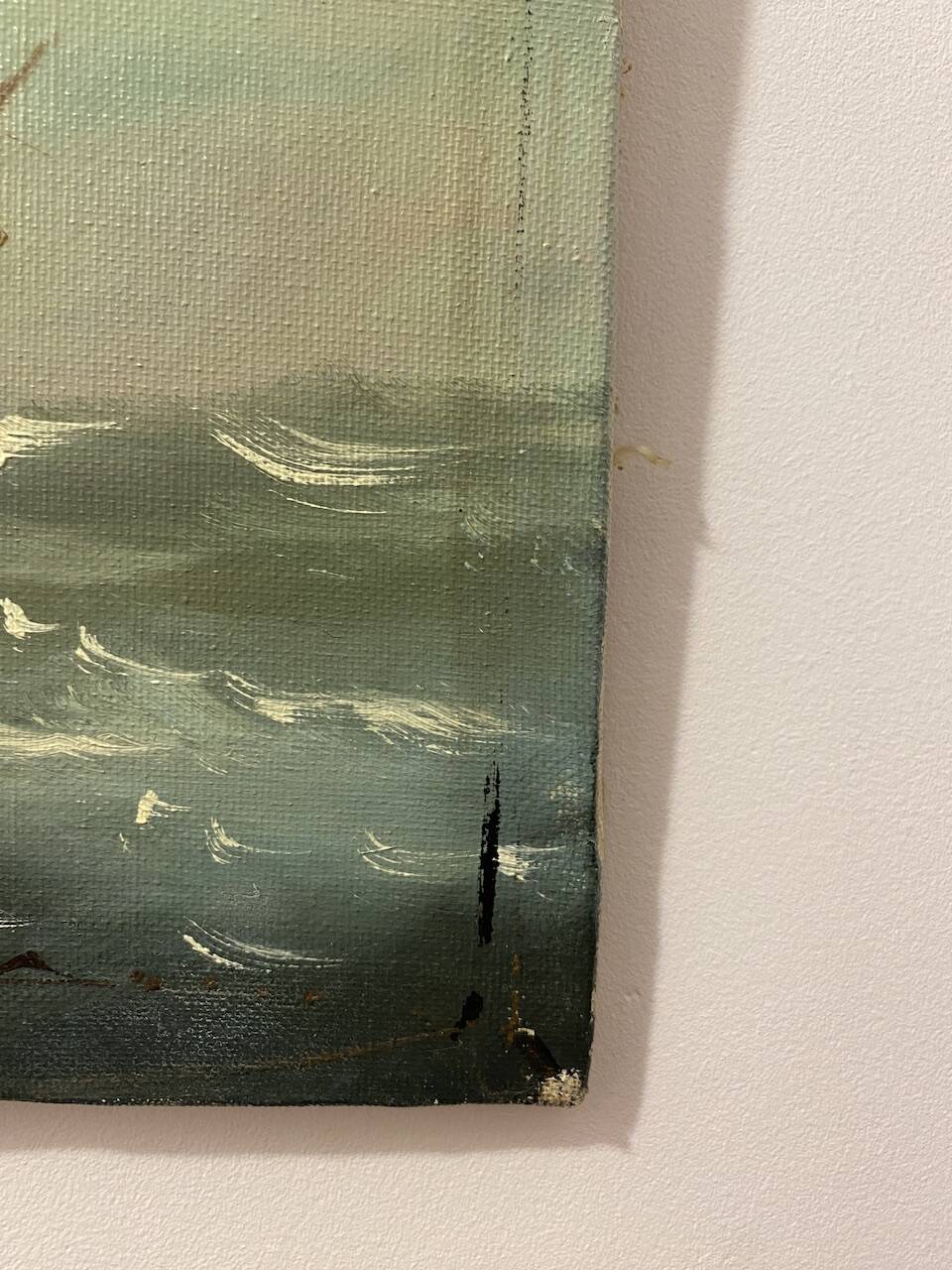 Old painting, Navy, signed, 60s/70s