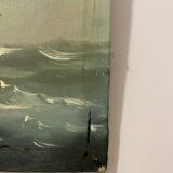 Old painting, Navy, signed, 60s/70s