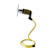 Light yellow desk lamp 80s