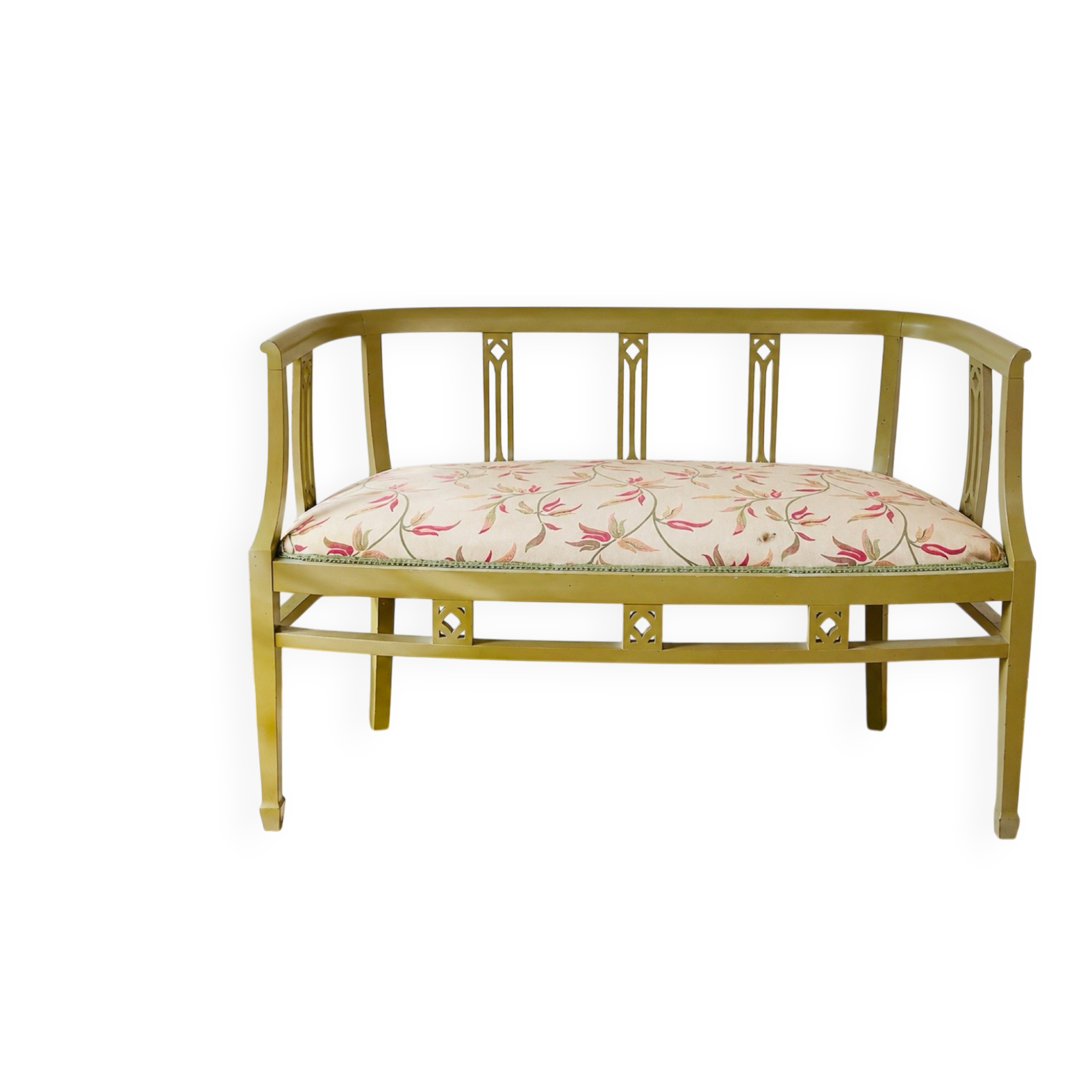 Art Nouveau settee / early 20th century — restored