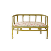 Art Nouveau settee / early 20th century — restored