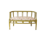 Art Nouveau settee / early 20th century — restored