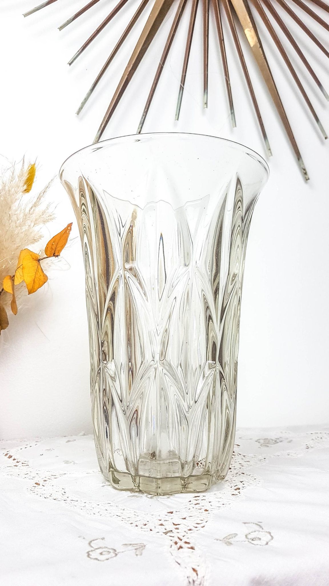Vase en verre