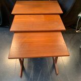 Kai Kristiansen , Scandinavian trundle table design 1960