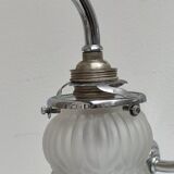 2 blue swan collar sconces