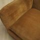 Brown velvet sofa, Italian design, 1970s, manufacturer: Dall'Oca
