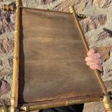 Mirror mirror vintage style Faux bamboo gilded, 58x42 cm