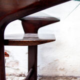 Mahogany coffee table by Ico Parisi for De Baggis Italia 1950s