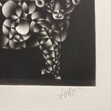 Mario avati (1921-2009), merinos, black manner, 1970