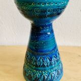 Bougeoir / Vintage Candle Holder Rimini Blue by Bitossi, 1950s