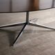 Table à manger grande de Florence Knoll en noyer, années 1960.
