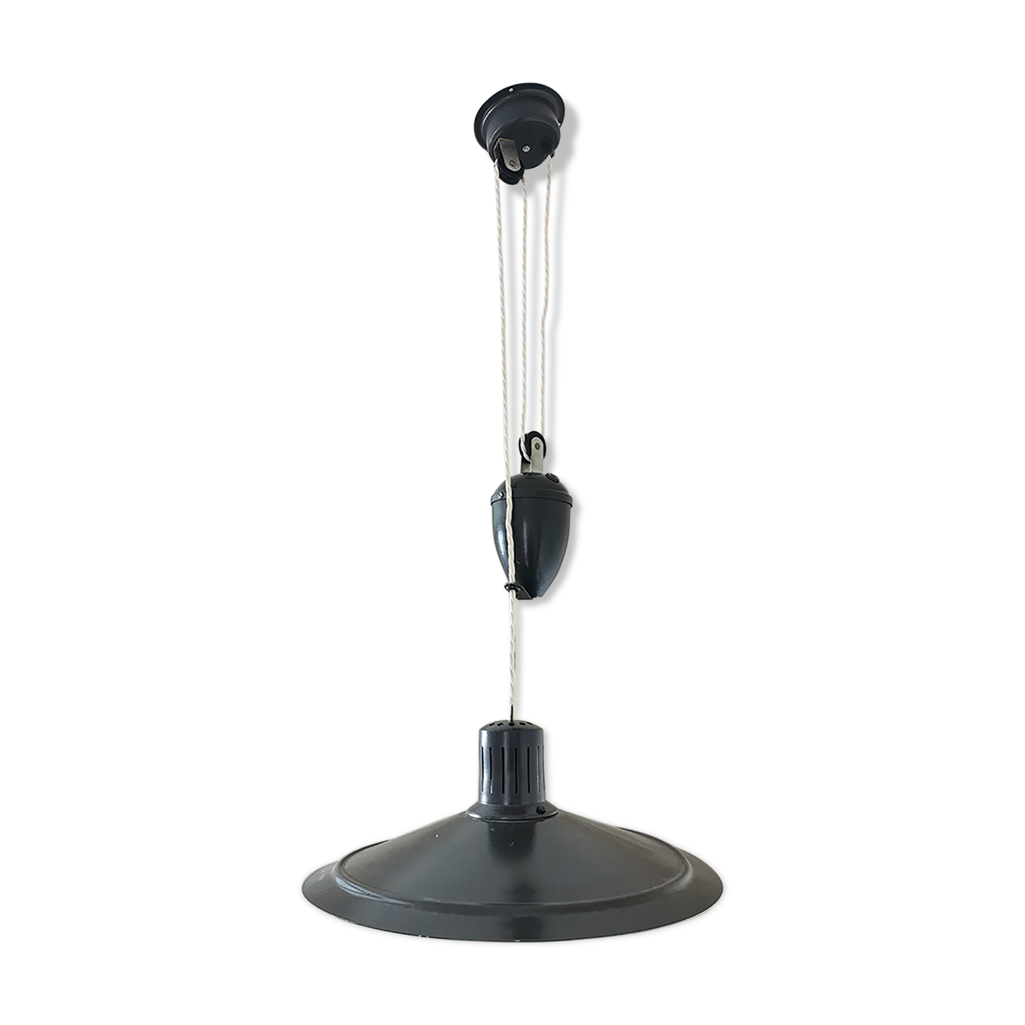 Vintage pulley hanging