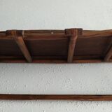Rattan wall coat holder