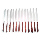 12 Table knives Stainless steel Prulhiere the Béquille