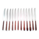 12 Couteaux de table Acier inoxydable Prulhiere la Béquille
