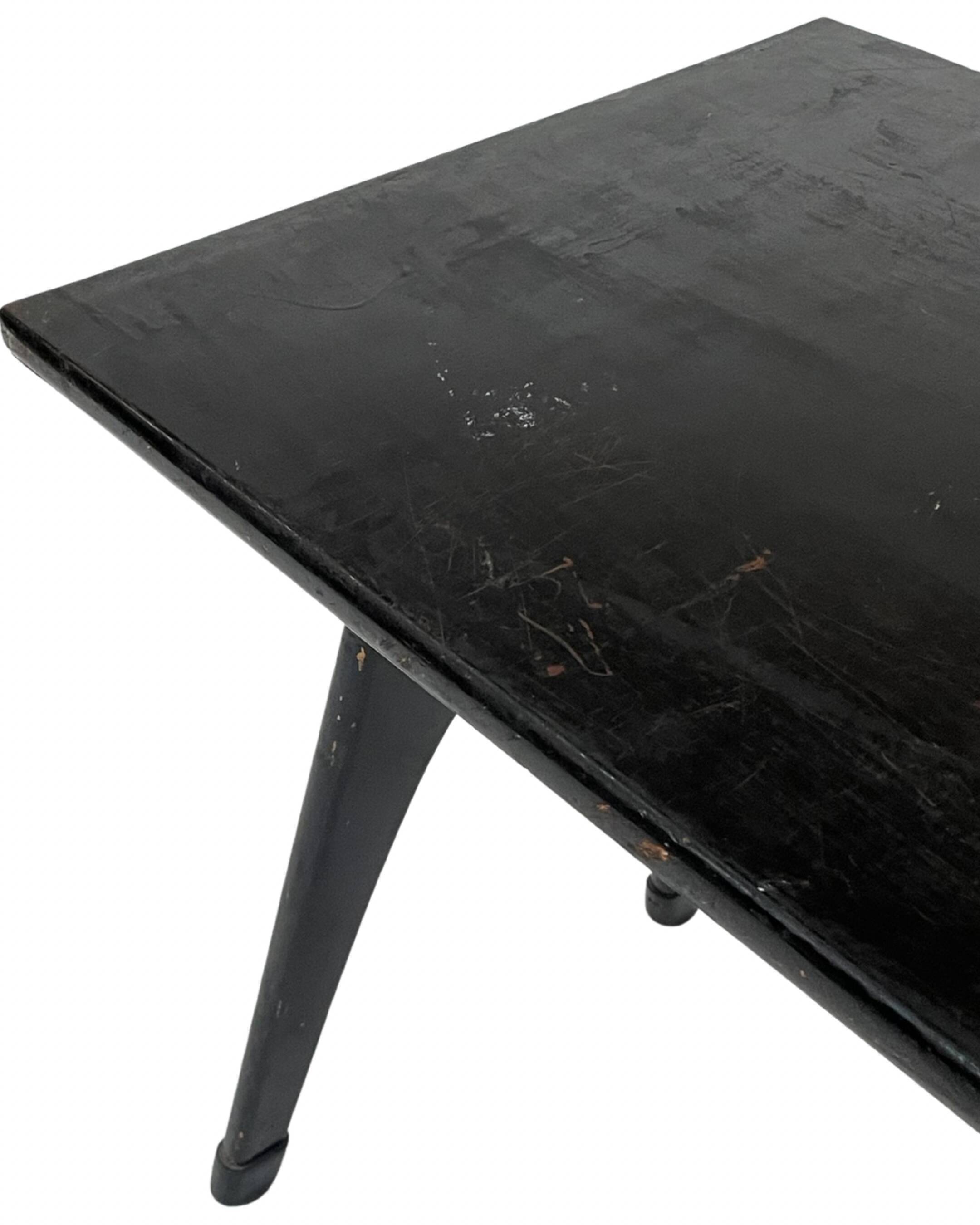 Brutalist table minimalist design 50s