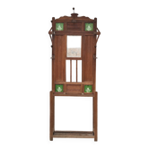 Art Nouveau coat rack and umbrella stand