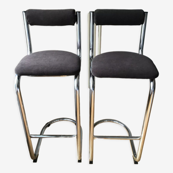 Lot de 2 chaises de bar