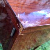 Varnished bedside tables