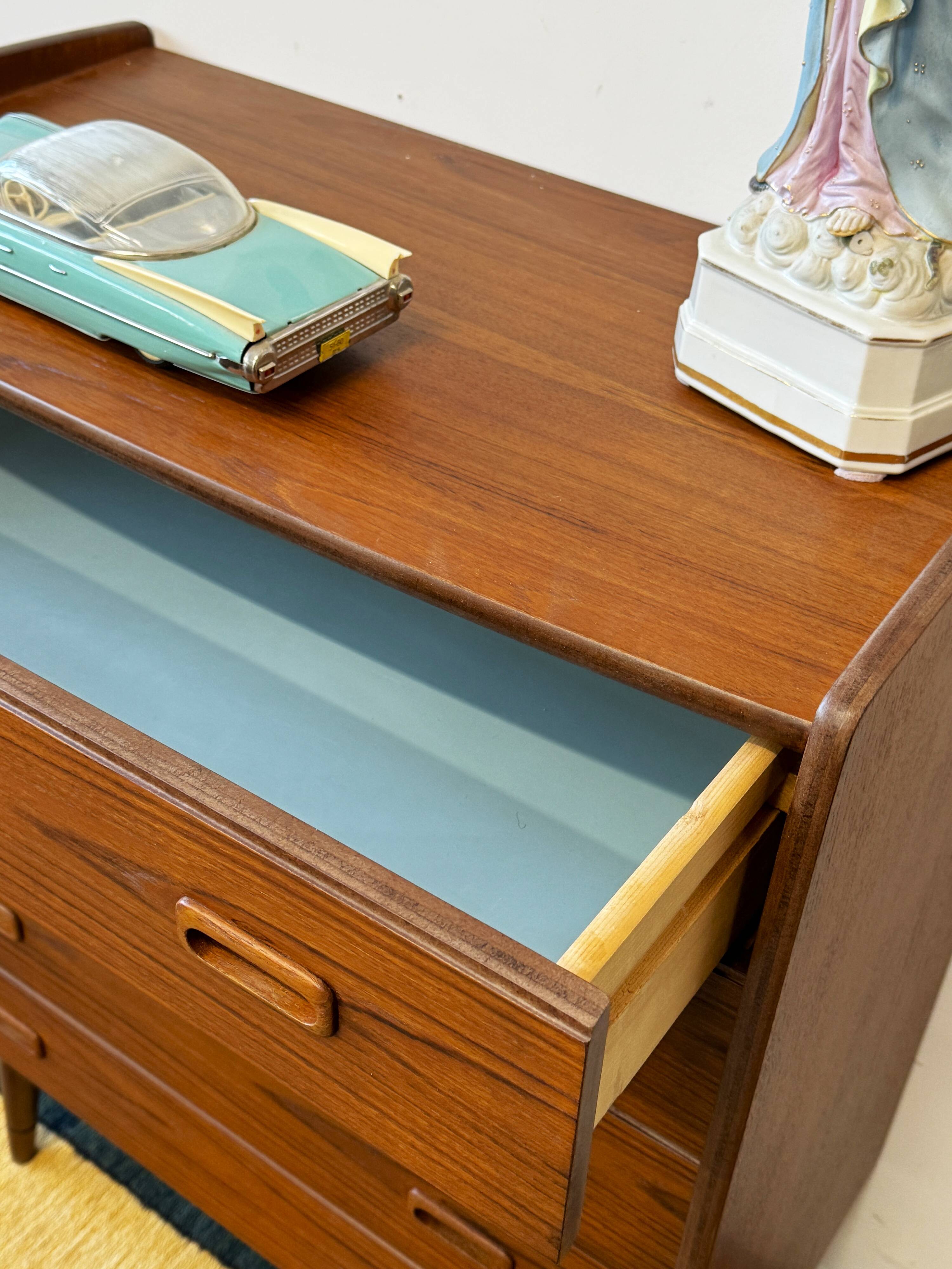 Teak Drawer Cabinet, Norway, Mid-C Modern, Vintage