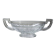 Art Deco glass bowl, in the style of Val Saint Lambert, with wide handles.