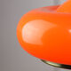 Suspension en laiton orange et plexiglas space age années 70
