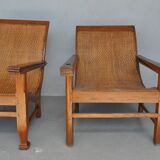 Fake pair of colonial chairs end XIX said planters