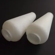 Pair Vintage Opaque White Glass Replacement Shades Chandeliers/Wall Lights