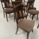 Suite de sept chaises en acajou massif XIX siècle