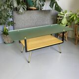Coffee table with frosted glass top