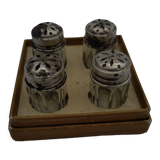 Ercuis salts in silver metal.