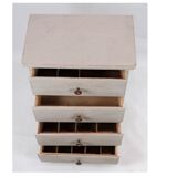 Small Gustavian Gray Painted Chest of Drawers with Original Paint