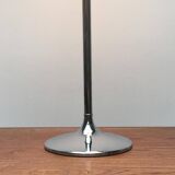 Vintage space table lamp, glass and metal, 1970s