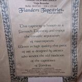 Grande tapisserie murale “Old Brussels” – 210 × 123 cm