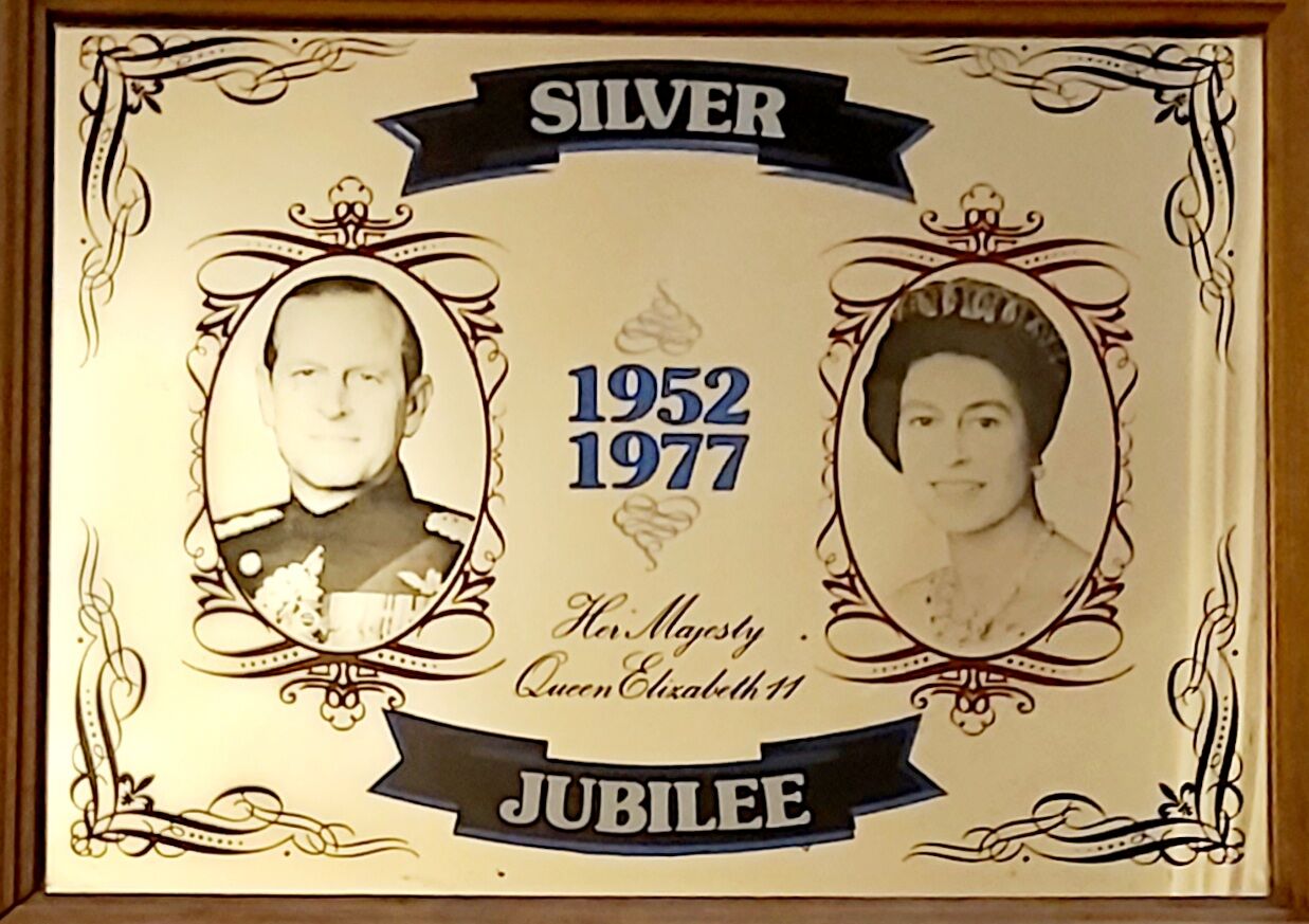 Queen Elizabeth II mirror frame