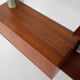 Modular shelving Kai Kristiansen, teak veneer, Danish design 1960s