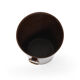 Carl auböck 1950s brown leather waste paper basket