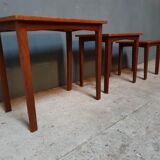 Set of  3 retro teak tables